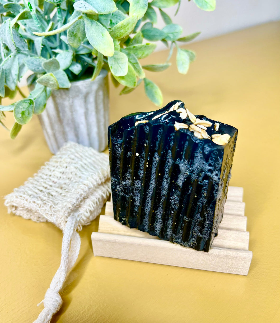 Activated Charcoal Soap Bundle- for makeup tools, face and body